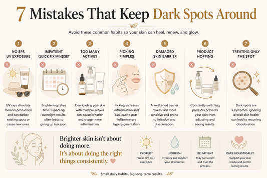 7 Common Mistakes That Can Make Dark Spots Worse